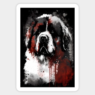 Tibetan Mastiff Portrait Sticker